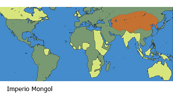 Gráfico del Imperio Mongol