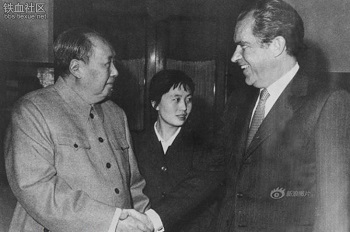 Nixon conoce a Mao Zedong