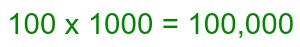 100x10001