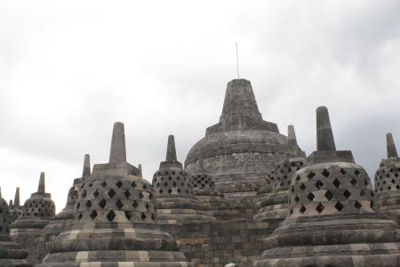 Imagen del templo de Borobudur