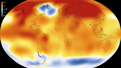 Cambio de temperatura promedio global