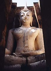 Escultura de Buda meditando, Tailandia