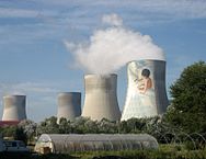 Imagen de la planta de energía nuclear