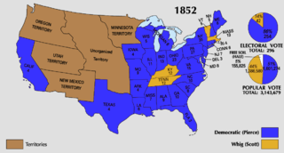 Mapa electoral de 1852