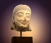 http://en.wikipedia.org/wiki/File:0008MAN-KourosHead2.jpg