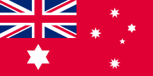 Bandera Ensign Roja