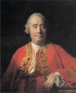 David Hume, un filósofo generalmente visto como practicante del empirismo.