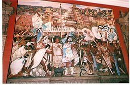 Mural de Diego Rivera del Totonaco