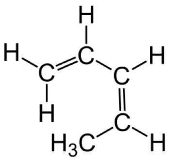 Estructura del cis-1,3-pentadieno