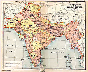 Mapa de la india