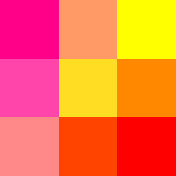 Colores cálidos