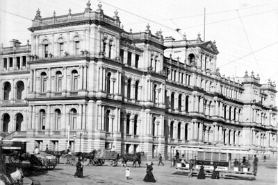 foto del edificio de estilo italiano del Tesoro de Queensland