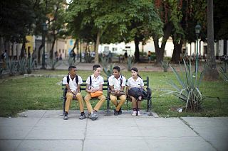 Niños cubanos