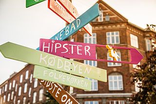 Puntero de hipster. 