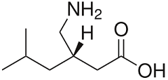Estructura de la pregabalina