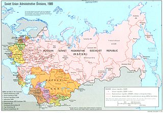 mapa de repúblicas soviéticas
