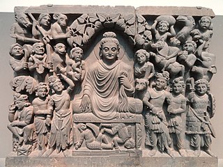 Icono de Gandhara de Buda 
