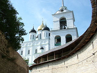 Iglesia ortodoxa rusa en Pskov