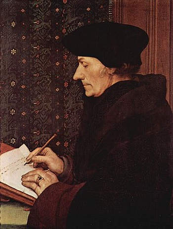 Hans Holbein Retrato de Erasmo