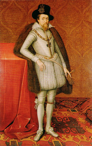 Imagen del retrato de James I de John De Critz de la galería de imágenes de Dulwich