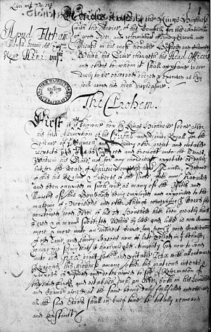 Ordenanza del hogar, 1526