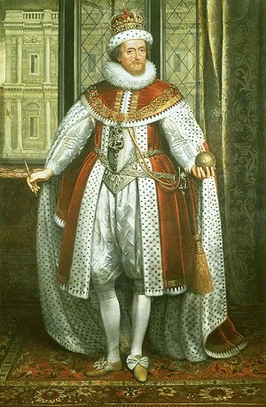 Imagen del retrato de Jaime I de la Colección Real
