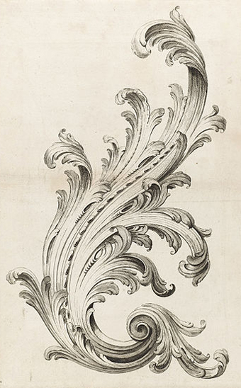 Diseño de hoja de acanto