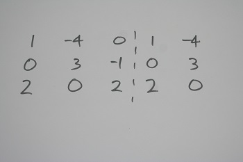 determinante de matriz