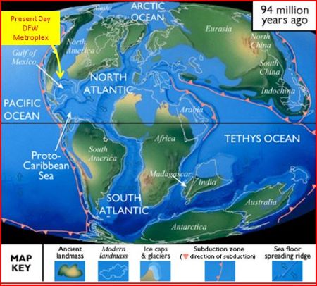 Las masas de tierra se separaron hace 94 millones de años.