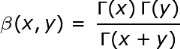 función beta