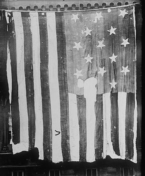 Bandera de lentejuelas de estrellas