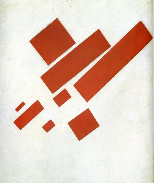 Ocho rectángulos rojos