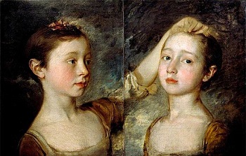 Thomas Gainsborough, Mary y Margaret Gainsborough, hijas del artista