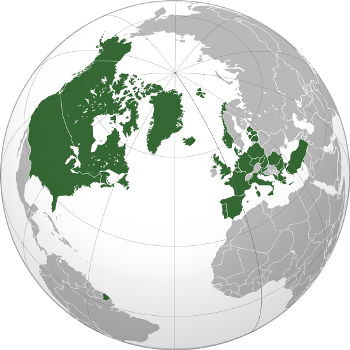 Mapa de la OTAN
