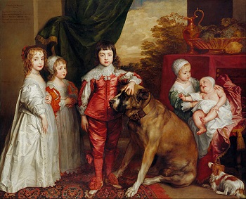 Anthony van Dyck, hijos de Carlos I