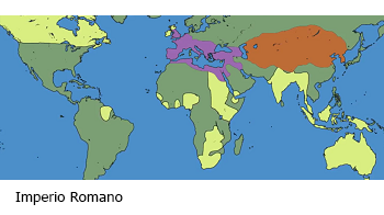 Gráfico del Imperio Romano