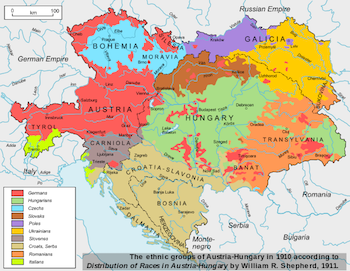 Composición étnica del Imperio austrohúngaro 