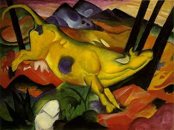 Franz Marc, la vaca amarilla