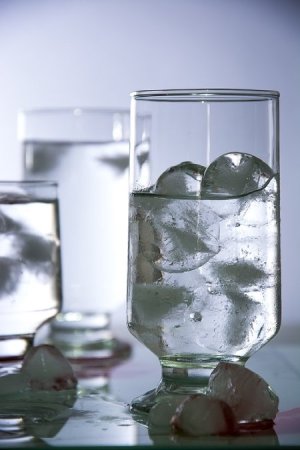 El agua en sus distintos estados.