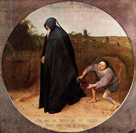 Pintura de Pieter Bruegel llamada El misántropo