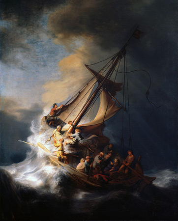 Rembrandt, La tormenta en el mar de Galilea (1633)