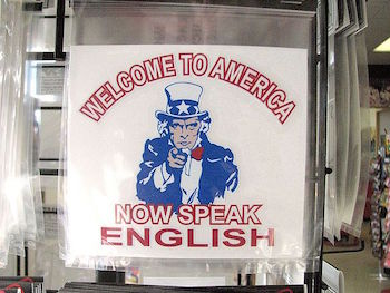 Pegatina Habla inglés