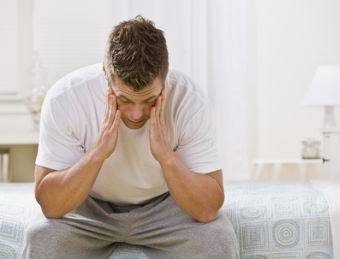 Hombre cansado