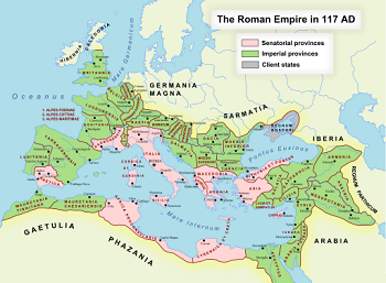 Imperio Romano circa 117 EC