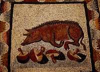 Mosaico romano antiguo