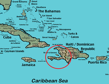 Mapa de Haití