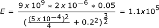 Calcular campo eléctrico