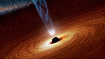 agujeros negros en el espacio
