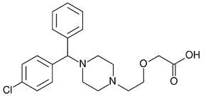 Estructura de cetirizina