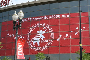 Banner de la Convención Republicana 2008